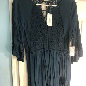Forever 21 Blue Lace Dress